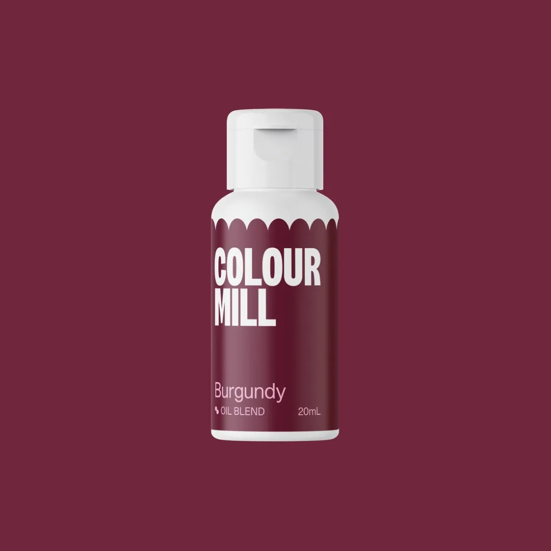 Colour Mill Kleurstof Oil Blend Burgundy 20ml* Chocolade Kleurstoffen|Vloeibare Kleurstoffen
