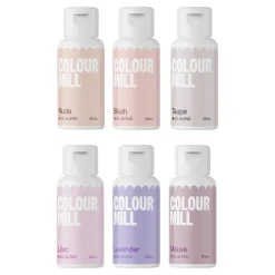 Colour Mill Kleurstof Oil Blend Bridal Set/6* Chocolade Kleurstoffen|Vloeibare Kleurstoffen
