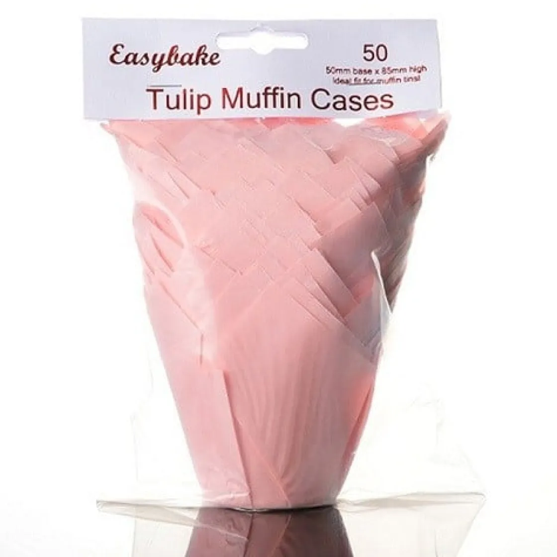 Culpitt baking cups tulp roze 85 mm (50 stuks)* Bakvormen Papier