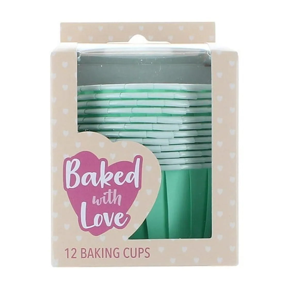 Culpitt Cupcake Vormpjes Aqua 50mm 12st.* Bakvormen Papier