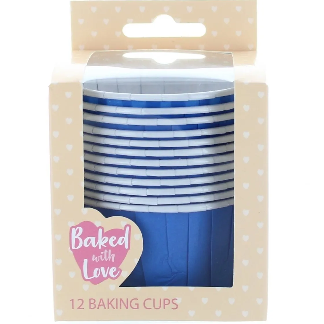 Culpitt Cupcake Vormpjes Blauw 50mm 12st.* Bakvormen Papier