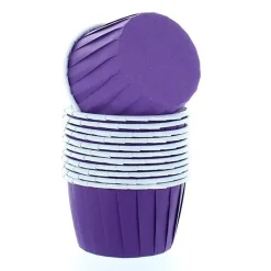 Culpitt Cupcake Vormpjes Paars 50mm 12st.* Bakvormen Papier