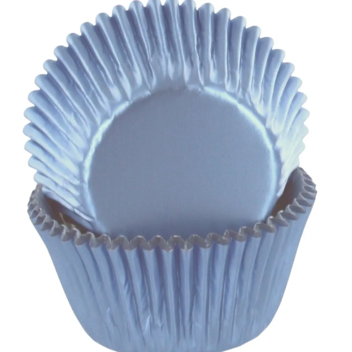 Culpitt Cupcake Vormpjes Folie IJsblauw 50mm 50st.* Bakvormen Papier