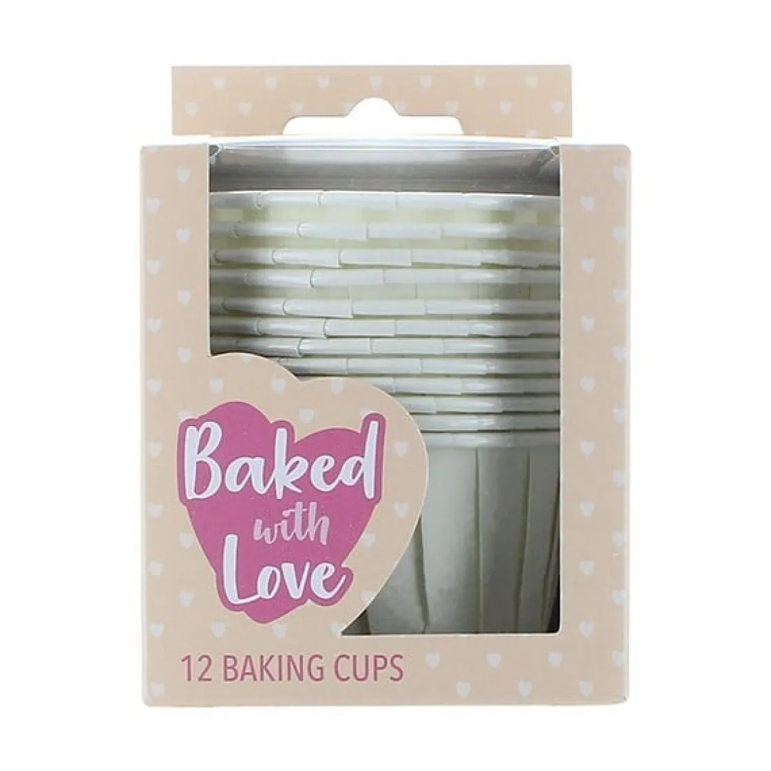 Culpitt Cupcake Vormpjes Ivoor 50mm 12st.* Bakvormen Papier