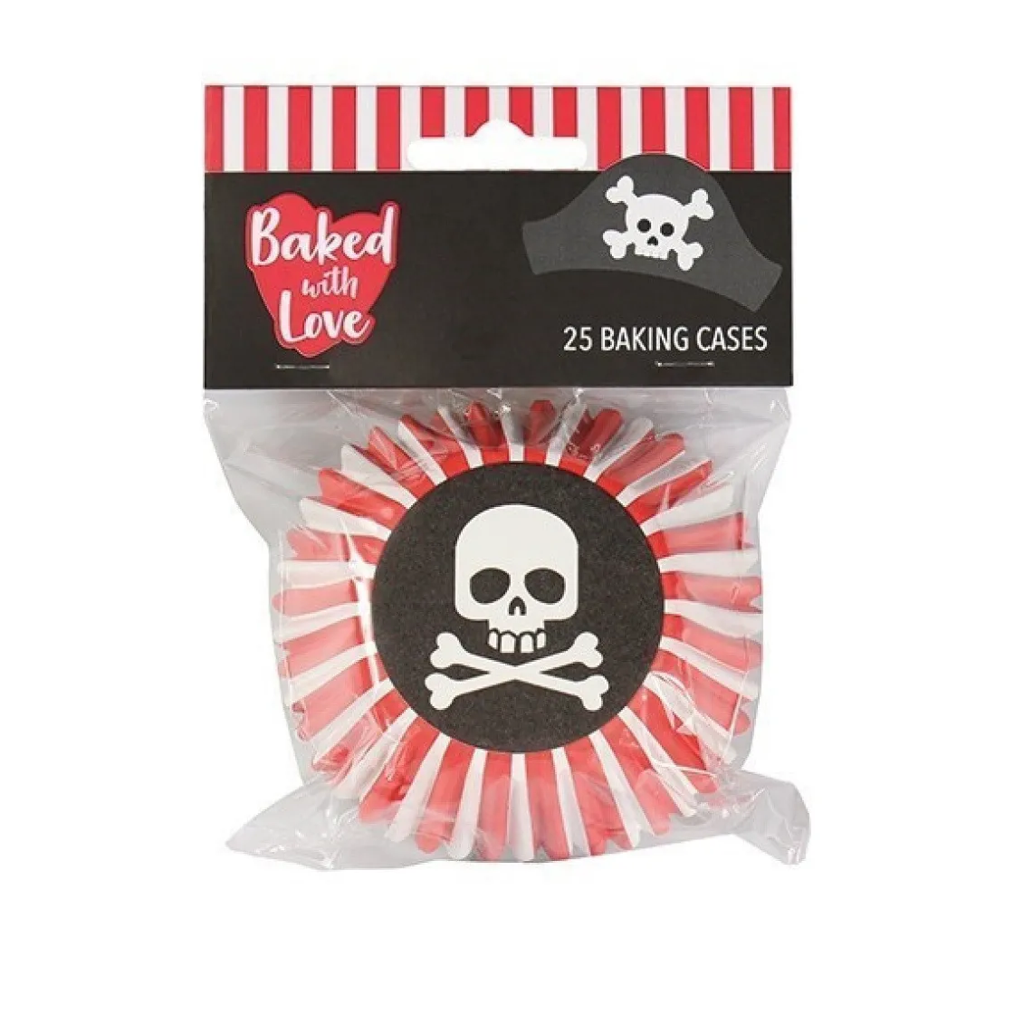 Culpitt Cupcake Vormpjes Piraten 50mm 25st.* Bakvormen Papier