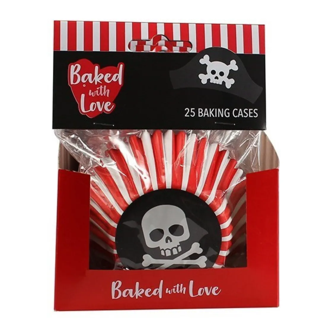 Culpitt Cupcake Vormpjes Piraten 50mm 25st.* Bakvormen Papier