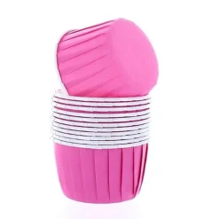 Culpitt Cupcake Vormpjes Donker Roze 50mm 12st.* Bakvormen Papier