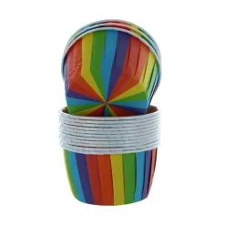 Culpitt Cupcake Vormpjes Regenboog 60mm 24st.* Bakvormen Papier