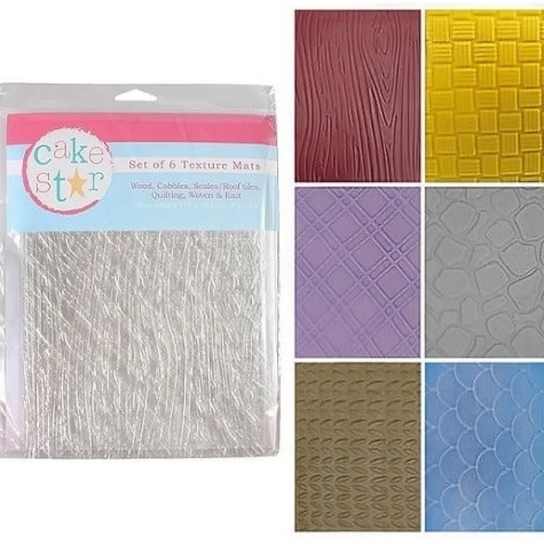 Culpitt Reliëfmatten House Set/6 17,8x25,4cm* Reliëfmatten