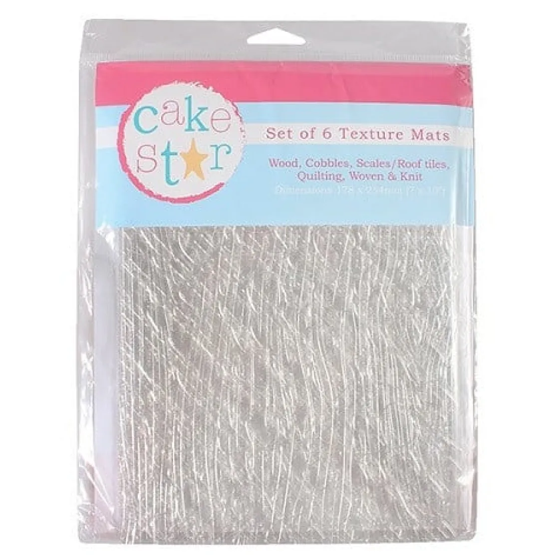 Culpitt Reliëfmatten House Set/6 17,8x25,4cm* Reliëfmatten