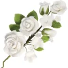 Culpitt Suikerbloem Witte Rozen 14,5cm* Bloem Decoraties