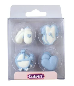 Culpitt Suikerdecoratie Baby Jongen 12st.* Figuur Decoraties