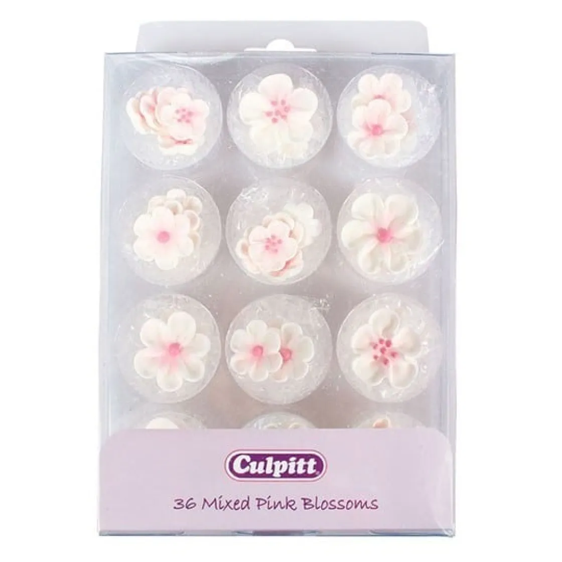 Culpitt Suikerdecoratie Bloemen Mix 36st.* Bloem Decoraties