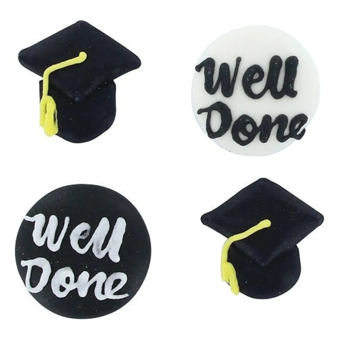 Culpitt Suikerdecoratie Geslaagd 25mm 12st.* Figuur Decoraties