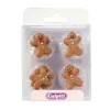 Culpitt Suikerdecoratie Gingerbread Poppetje 25mm 12st.* Figuur Decoraties