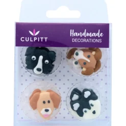 Culpitt Suikerdecoratie Honden 12st.* Figuur Decoraties