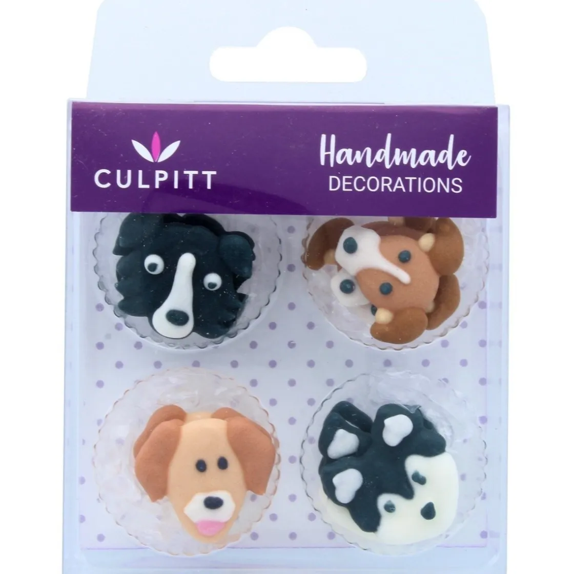 Culpitt Suikerdecoratie Honden 12st.* Figuur Decoraties