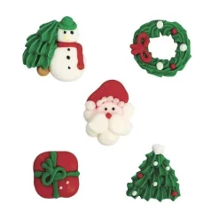 Culpitt Suikerdecoratie Kerst Assortiment 250st.* Figuur Decoraties