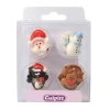Culpitt Suikerdecoratie Kerstfiguren 12st.* Figuur Decoraties