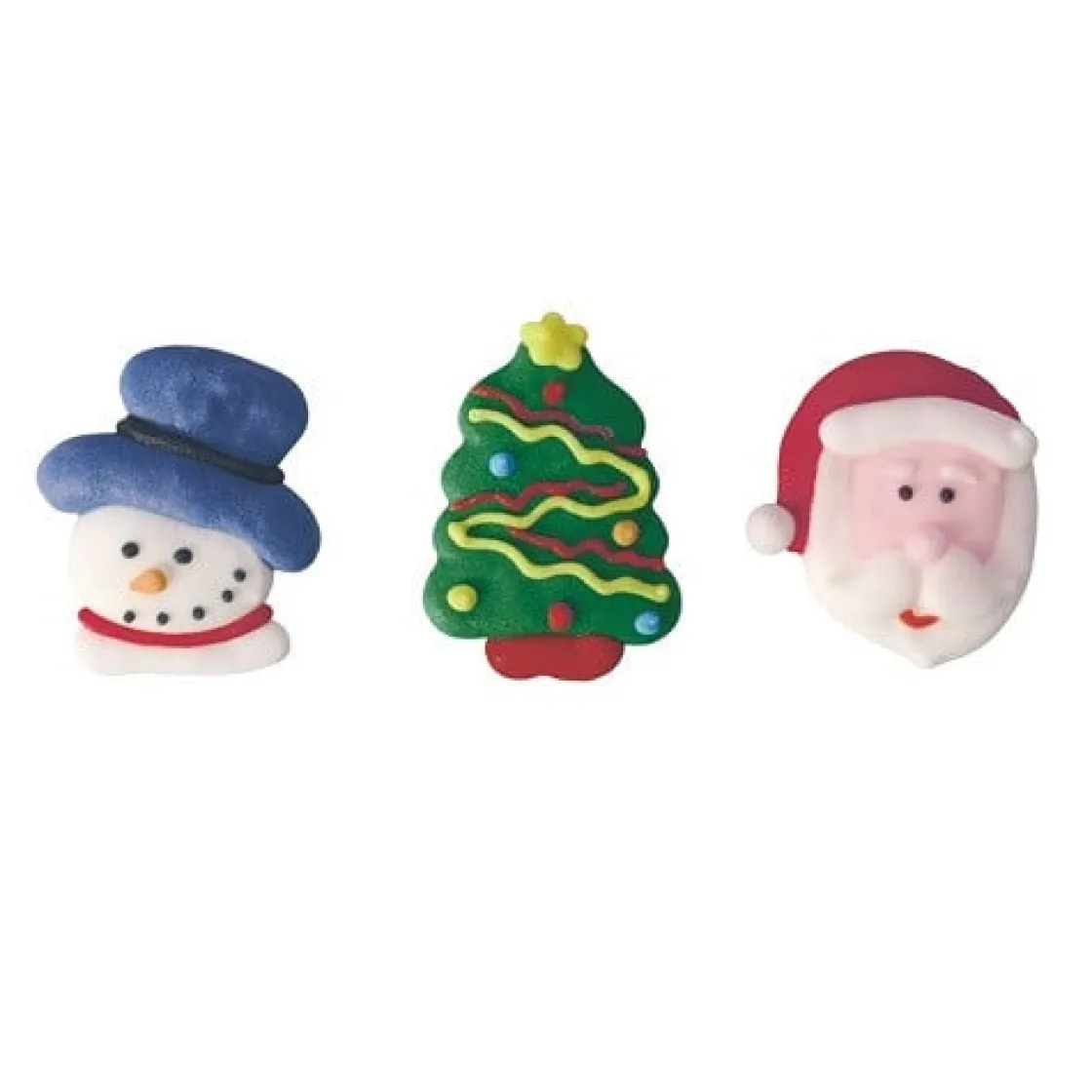 Culpitt Suikerdecoratie Kerst (3 designs) 240st.* Figuur Decoraties