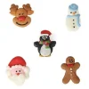 Culpitt Suikerdecoratie Kerstfiguurtjes 200st.* Figuur Decoraties