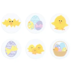 Culpitt Suikerdecoratie Paas Schildjes Ø38mm 144st* Figuur Decoraties