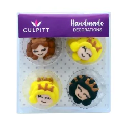 Culpitt Suikerdecoratie Prinsessen 25mm 12st.* Figuur Decoraties