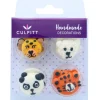 Culpitt Suikerdecoratie Wilde Dieren 12st.* Figuur Decoraties