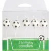 Culpitt Taartkaarsjes Voetbal 5st.* Kaarsjes En Vuurwerk