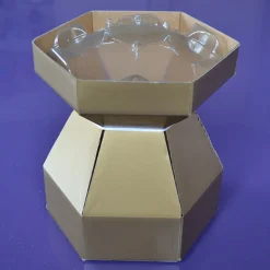 BrandNewCake Cupcake Doos Boeket Goud Ø18x19cm* Cupcake Doosjes