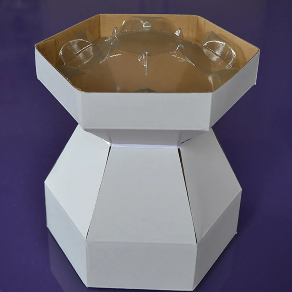 BrandNewCake Cupcake Doos Boeket Wit Ø18x19cm* Cupcake Doosjes