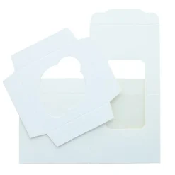 BrandNewCake Cupcake Doosje 1 Wit (incl. tray met venster) 25st.* Cupcake Doosjes