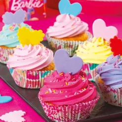 Decora Cupcake Vormpjes Barbie #1 Ø50x32(h)mm 36 stuks* Bakvormen Papier