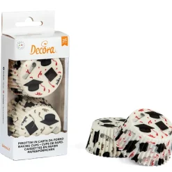 Decora Cupcake Vormpjes Geslaagd Ø50x32(h)mm 36 stuks* Bakvormen Papier