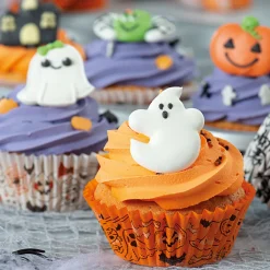 Decora Cupcake Vormpjes Halloween Pompoen & Geest Ø50x32(h) mm 36st* Bakvormen Papier