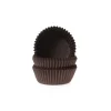 House of Marie Cupcake Vormpjes HoM Bruin Petitfour 25x19mm. 100st.* Bakvormen Papier