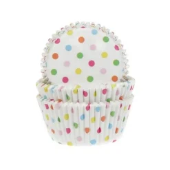 House of Marie Cupcake Vormpjes HoM Confetti 50x33mm. 50st.* Bakvormen Papier