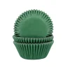 House of Marie Cupcake Vormpjes HoM Donker Groen 50x33mm. 50st.* Bakvormen Papier