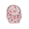 House of Marie Cupcake Vormpjes HoM Flamingo 50x33mm. 50st.* Bakvormen Papier