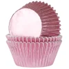 House of Marie Cupcake Vormpjes HoM Folie Baby Roze 51x38mm. 500st.* Bakvormen Papier