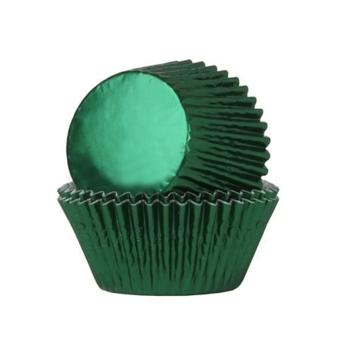 House of Marie Cupcake Vormpjes HoM Folie Groen 51x38mm. 24st.* Bakvormen Papier