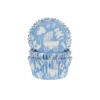 House of Marie Cupcake Vormpjes HoM Geboorte Blauw 50x33mm. 50st.* Bakvormen Papier