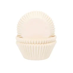 House of Marie Cupcake Vormpjes HoM Ivoor 50x33mm. 50st.* Bakvormen Papier