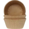 House of Marie Cupcake Vormpjes HoM Kraft 48x32mm. 500st.* Bakvormen Papier