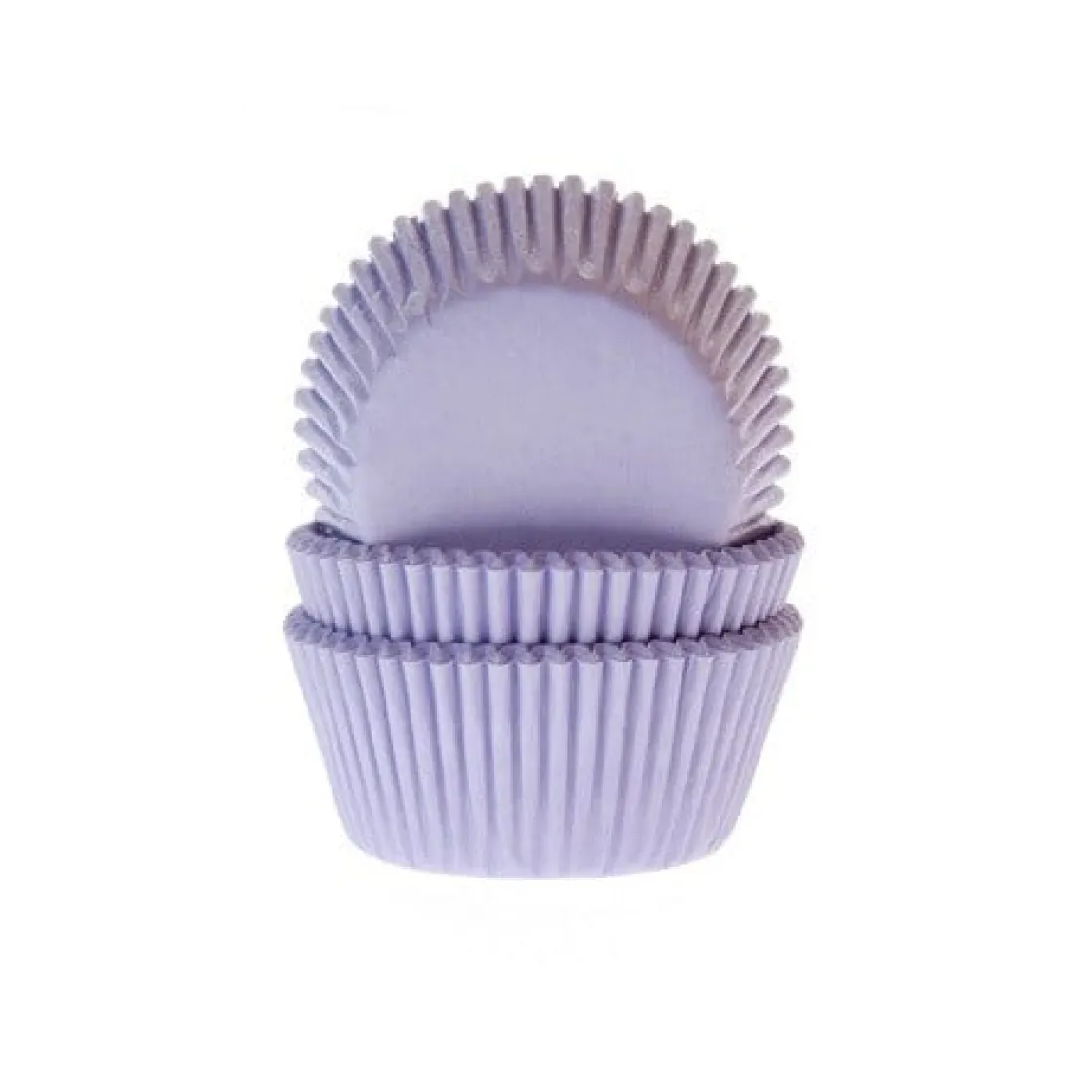 House of Marie Cupcake Vormpjes HoM Lila 50x33mm. 50st.* Bakvormen Papier