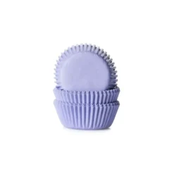 House of Marie Cupcake Vormpjes HoM MINI Lila 35x23mm. 60 st.* Bakvormen Papier