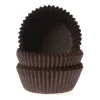 House of Marie Cupcake Vormpjes HoM MINI Bruin 35x23mm. 500st.* Bakvormen Papier