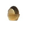 House of Marie Cupcake Vormpjes HoM MINI Folie Goud 35x21mm. 36st.* Bakvormen Papier