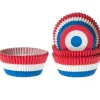 House of Marie Cupcake Vormpjes HoM Vlag Nederland 50x33mm. 50st.* Bakvormen Papier