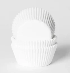 House of Marie Cupcake Vormpjes HoM Wit 50x33mm. 50st.* Bakvormen Papier